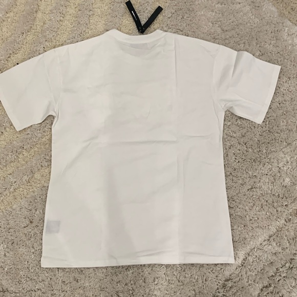 Amiri White T-Shirt Blue Logo Men’s Large - Picture 2 of 2